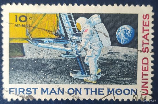 США 1969 исследование космоса , клей.