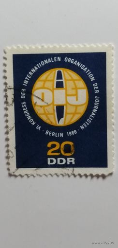 ГДР 1966. 6-й Международный конгресс Союза журналистов