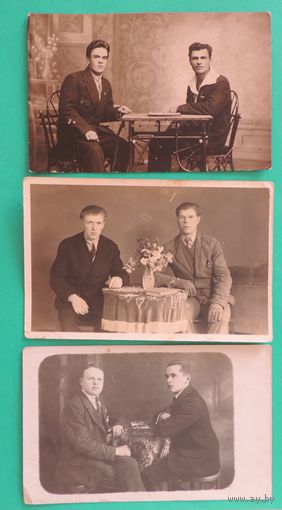 Фото "Женихи", Западная Беларусь, Полесье, 1920-1930-е гг.