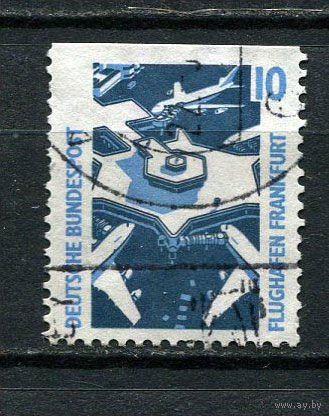 ФРГ - 1988/1992 - Стандарты 10Pf - [Mi.1347C] - 1 марка. Гашеная.  (LOT EC46)-T10P24