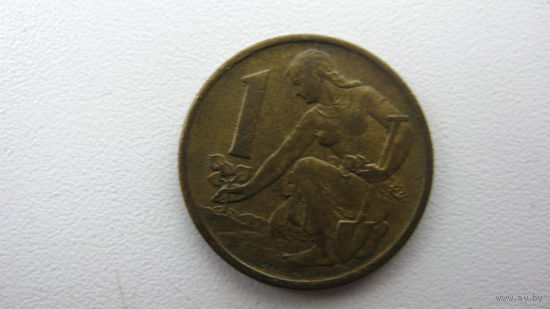 Чехословакия 1 крона 1980