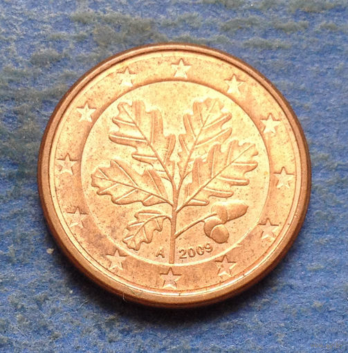 Германия 1 евроцент 2009 A