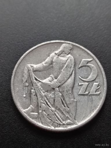 Польша 5 злотых 1960 г