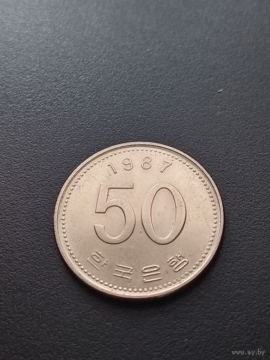 Южная Корея 50 вон 1987 г.