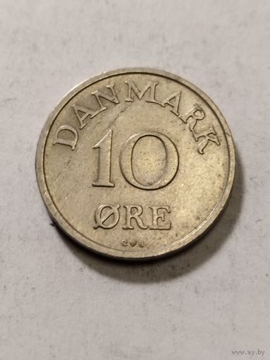 Дания 10 оре 1957