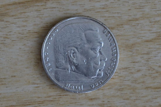 Германия 5 марок 1936