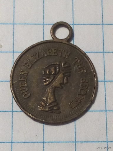 Сувенирный жетон-медальон 2 штуки один без ушка