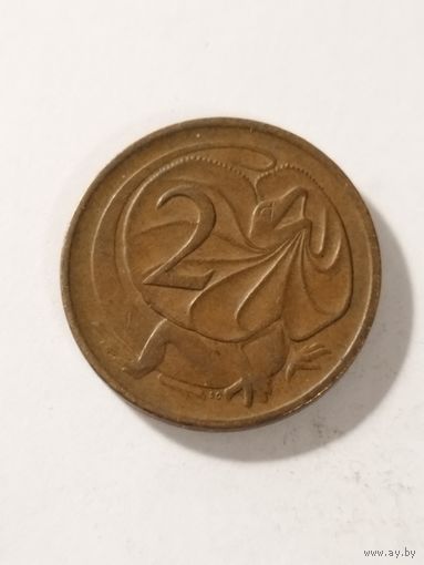 Австралия 2 цента 1975