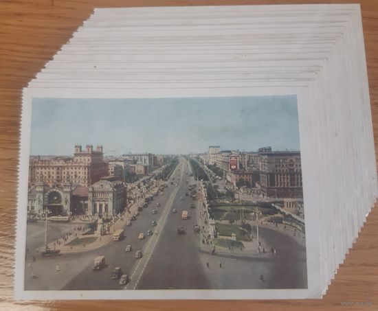Открытки 1956г . 21шт. Москва