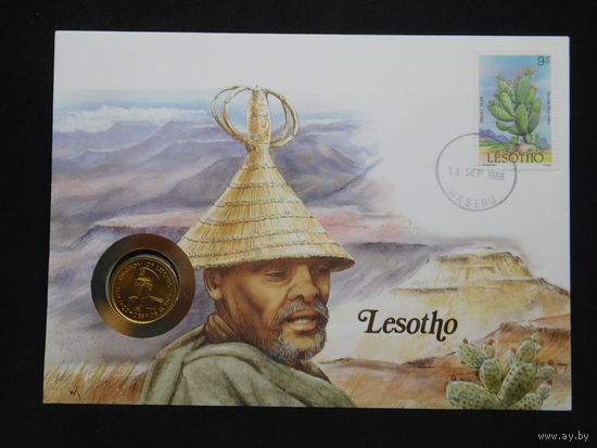 Лесото 5 лисенте 1979 г конверт первого дня КПД