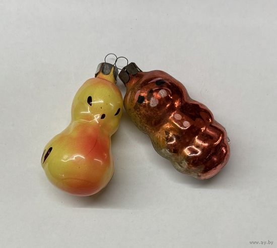 Елочная игрушка медведь утенок СССР К.6 цена за все