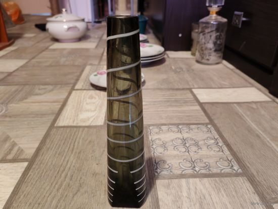 С рубля! Вазочка Неман цветное стекло