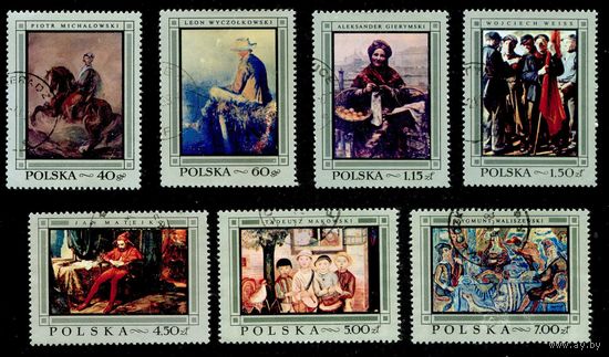 Польская живопись XIX-XX вв Польша 1968 год 7 марок