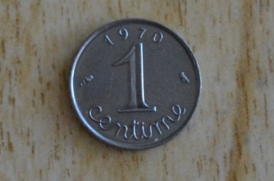 Франция 1 сантим 1970