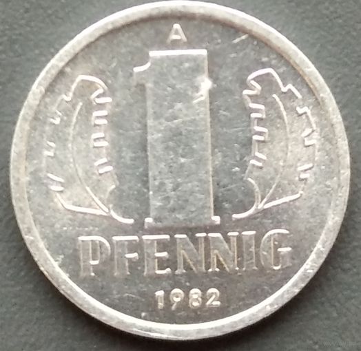 ГДР 1 пфенниг 1982 А. Возможен обмен