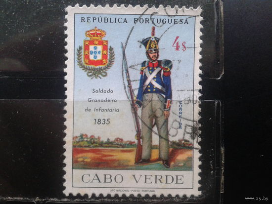 Кабо Верде, колония Португалии, 1965. Военная форма