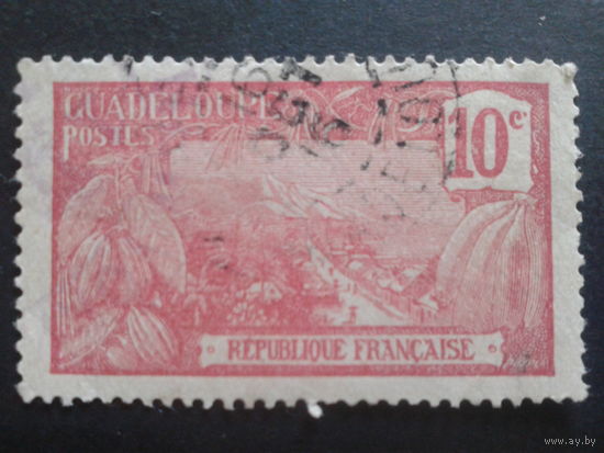 Гваделупа фр. колония 1905 бананы