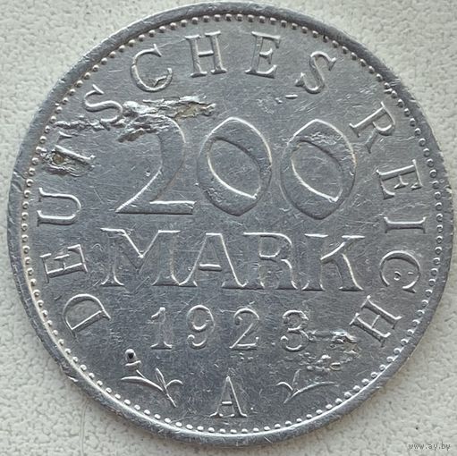Германия 200 марок 1923 г. А