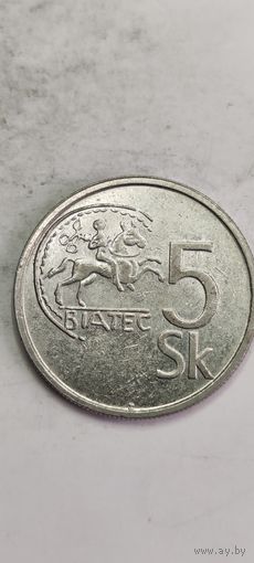 Словакия 5 крон 1993