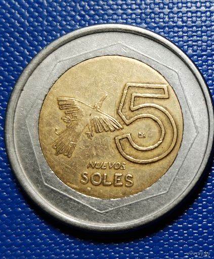 Перу 5 новых солей 2000 г.