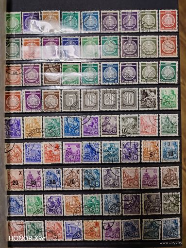 Лот гашенных стандартных марок мира