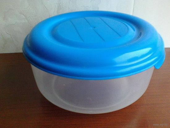 Контейнер Круглый - Объём - 0,6 литра. Размеры: 5/13 см.