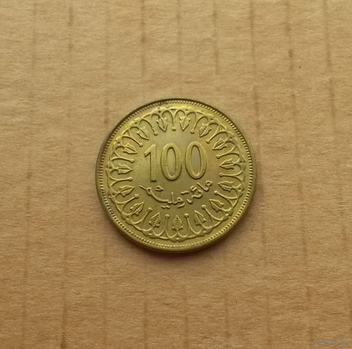 Тунис, 100 миллимов 1997 г., в хорошем состоянии
