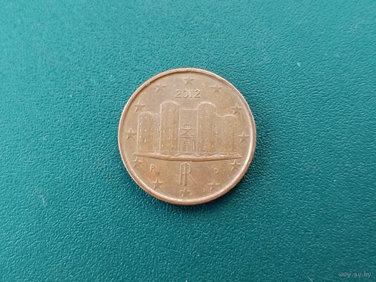 1 евроцент Италия.