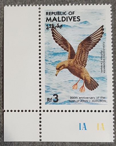 1985 - Толстоклювый буревестник  - Мальдивы
