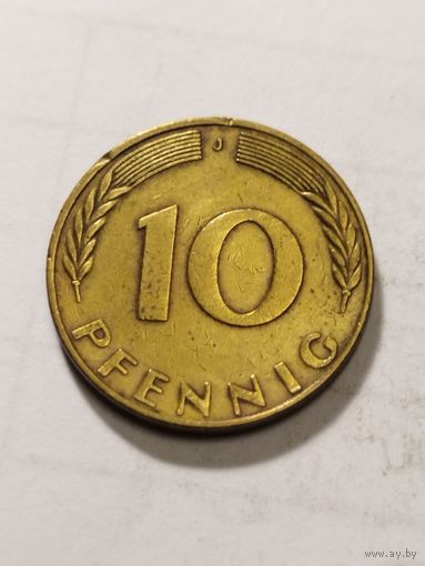 Германия 10 пфенинг 1969 J
