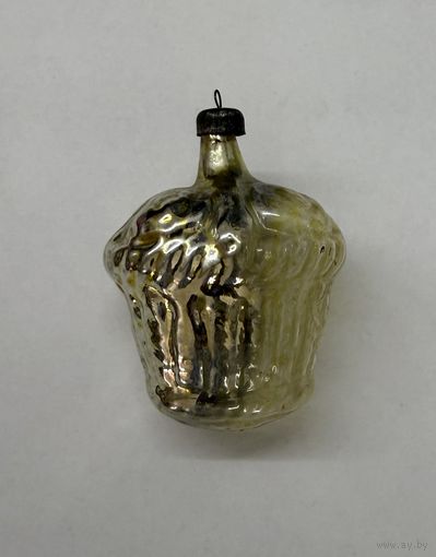 Елочная игрушка корзинка СССР