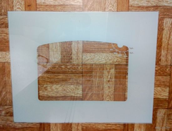 Стекло от дверцы газовой плиты Гефест 3100-07.Р-р 39.5 х 49.5 +-1-2 мм.