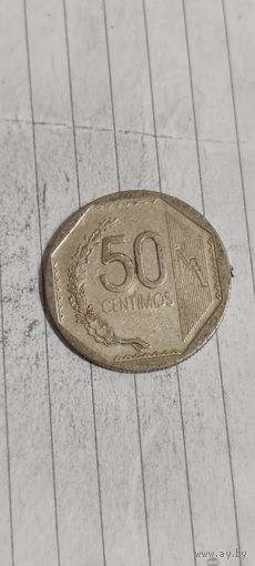 Перу 50 сентимос 2008