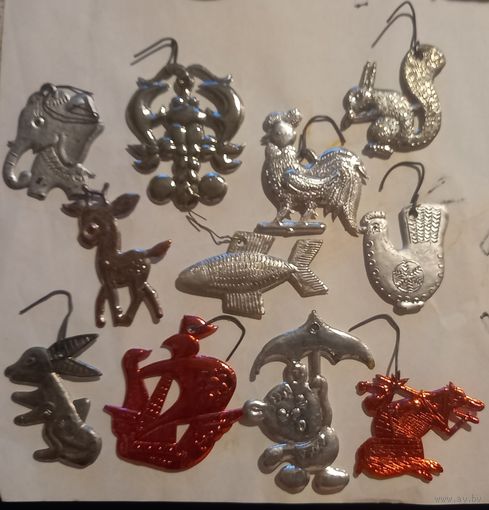 Игрушки Ёлочные.Картонаж.СССР.