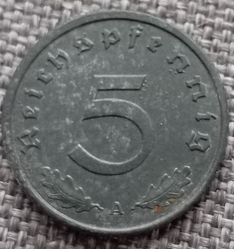 5 рейхспфеннигов 1944 А