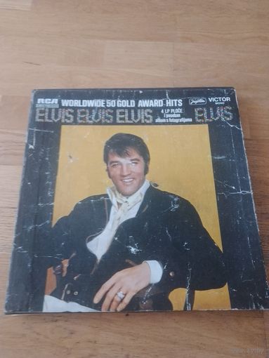 Elvis Presley  4LP. Worldwide 50 gold award hits.