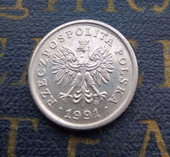 10 грошей 1991 Польша #19