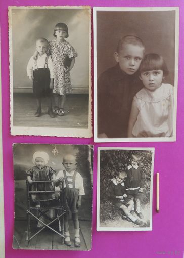 Фото "Братья и сестрички", Зап. Бел., 1920-1930-е гг.