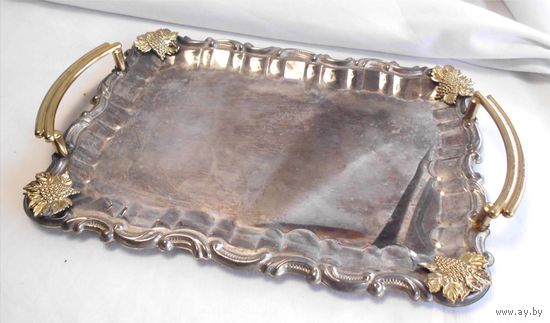 Поднос сервировочный Виноград 33 х 21 см