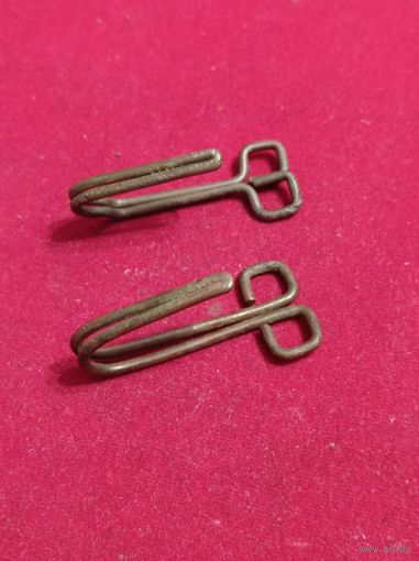 Крюки кительные , Вермахта, латунь , в родной краске