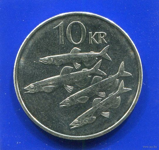Исландия 10 крон 2006 UNC