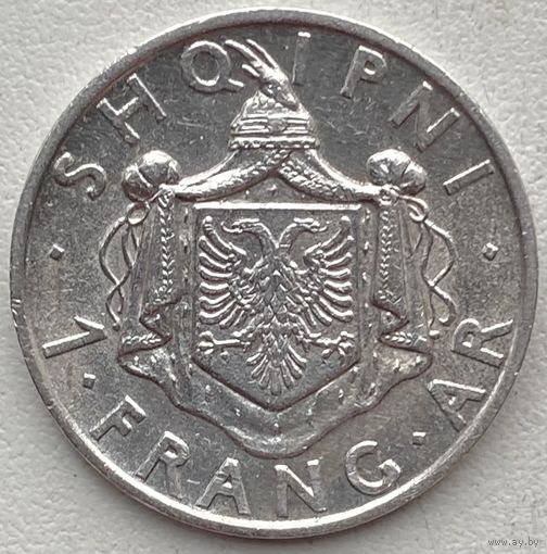 Албания 1 франг ар 1937 г.