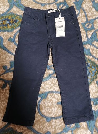 Новые синие брюки на 3-4 года (рост 92-104), Sinsay