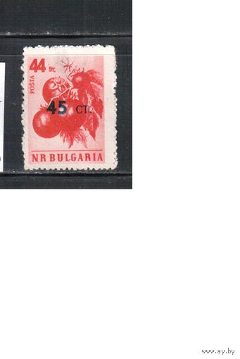 Болгария-1959, (Мих.1115),     * (без клея), Фрукты, Надп.(одиночка)