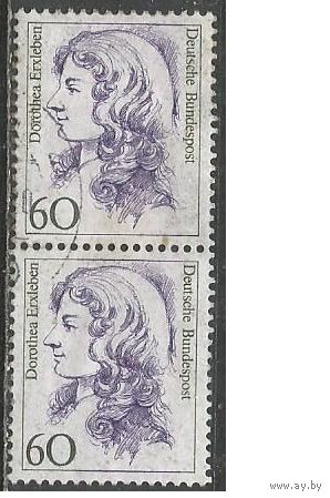 ФРГ. Д.Эркслебен. Философ, врач. 1987г. Mi# 1332. Сцепка.