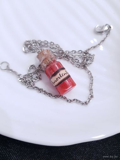 Кулон пузырек "Amortentia" по лору Гарри Поттер, The Witcher, D&D, Skyrim и другие