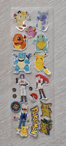 Наклейки "Покемон". Цена за все.