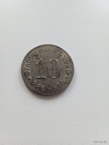 Германия (нотгельды) 10 пфеннигов 1920