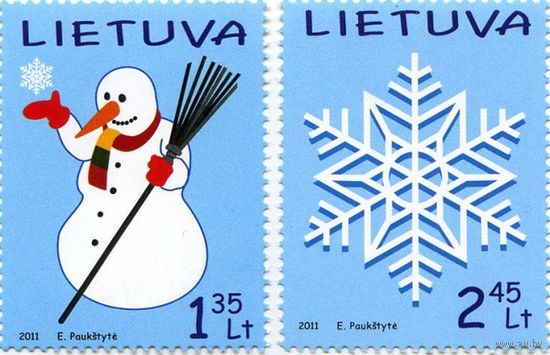Новый год и Рождество Литва 2011 **