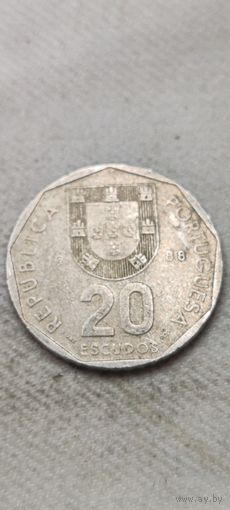 Португалия 20 эскудос 1988